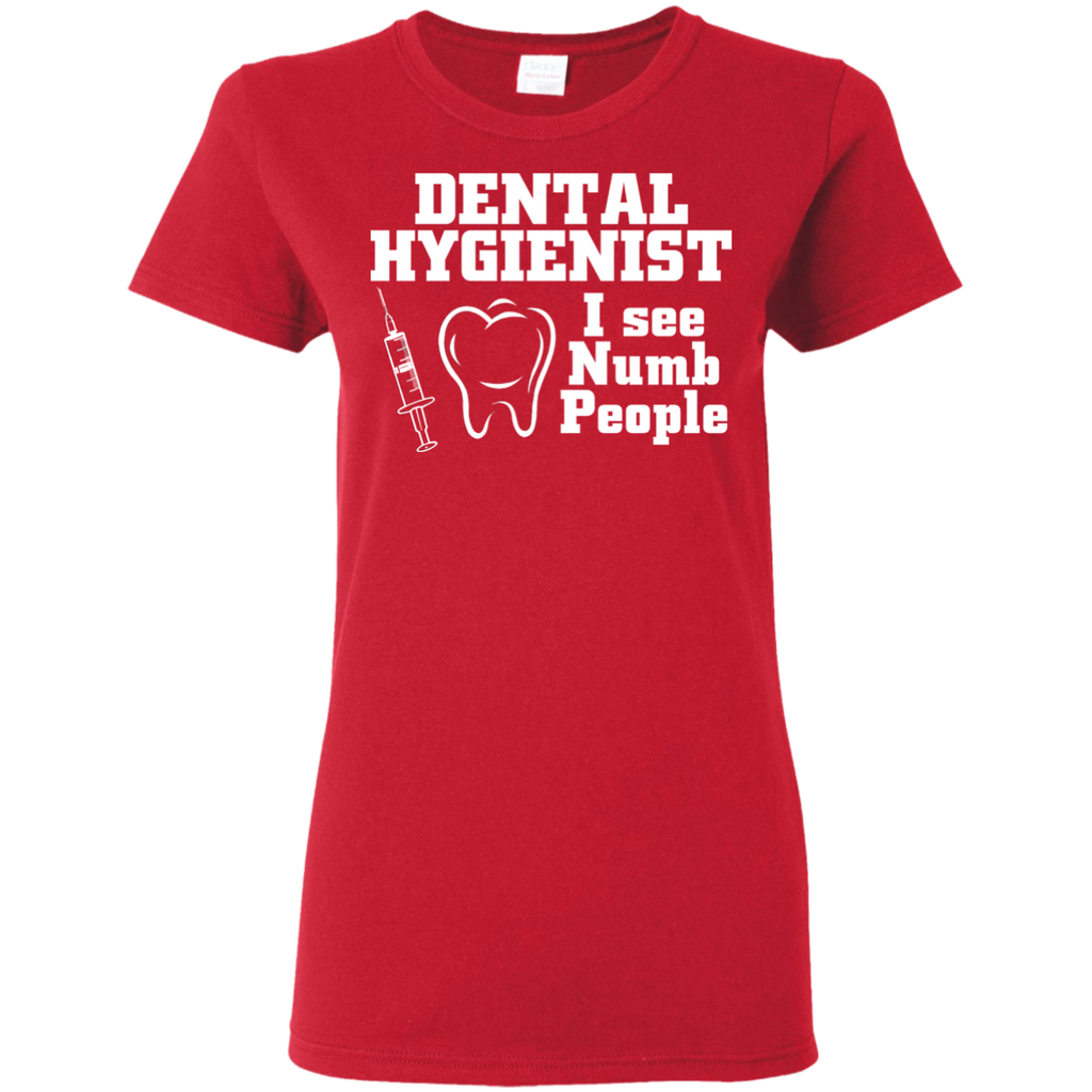 New! Dental Hygienist - I See Numb People T-Shirt