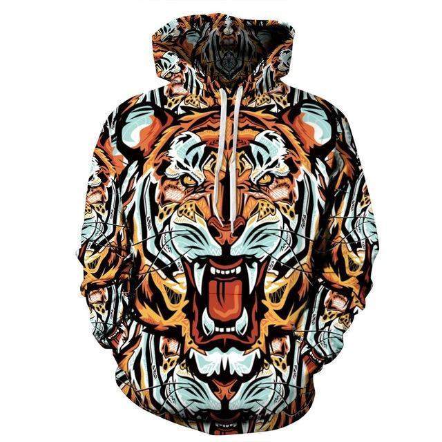 Tiger 3D Hoodie