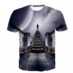 Stairway to Space 3D T-Shirt