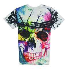 Rainbow Skull 3D T-Shirt