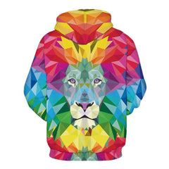 Rainbow Lion 3D Hoodie