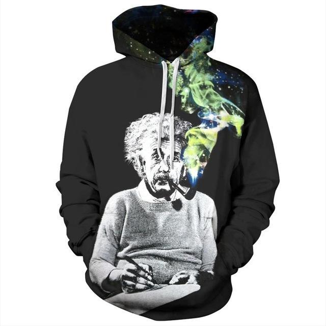 Einstein Pipe Dream 3D Hoodie